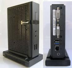 Atrust t180Li thin client, Linux,  met voedingsadapter, Computers en Software, Desktop Pc's, Refurbished, Ophalen of Verzenden