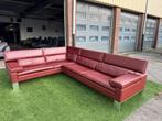 Hoekbank JORI Shiva bordo leer relax bankstel design JR3960, Design, Hoekbank, Vierpersoons of meer, Leer