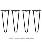 4 x 35.5cm Hairpin retro pootjes tafelpoten pinpoten - 2, Huis en Inrichting, Verzenden, Nieuw