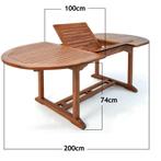 Tuintafel Vanamo hardhout 150-200x100x74cm FSC-gecertific..., Verzenden, Nieuw