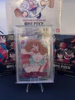 Bandai - 1 Graded card - One Piece - Nami OP01-016 First, Hobby en Vrije tijd, Verzamelkaartspellen | Overige, Nieuw
