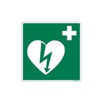 AED sticker - 10 x 10 cm, Ophalen of Verzenden, Nieuw