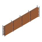 Aanbieding: Voordeelrij grootvakstelling Kimer 2250x9250x600, Zakelijke goederen, Kantoor en Winkelinrichting | Magazijn, Stelling en Opslag