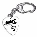 Plectrum ketting of sleutelhanger met Make music Not War, Verzamelen, Ophalen of Verzenden, Nieuw