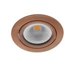 Bella Ondiepe LED spot kantelbaar 5Watt rond KOPER, Huis en Inrichting, Ophalen of Verzenden, Nieuw