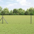 vidaXL Hexagon Hek Grijs 1.5 x 10 m Staal, Verzenden, Nieuw, IJzer