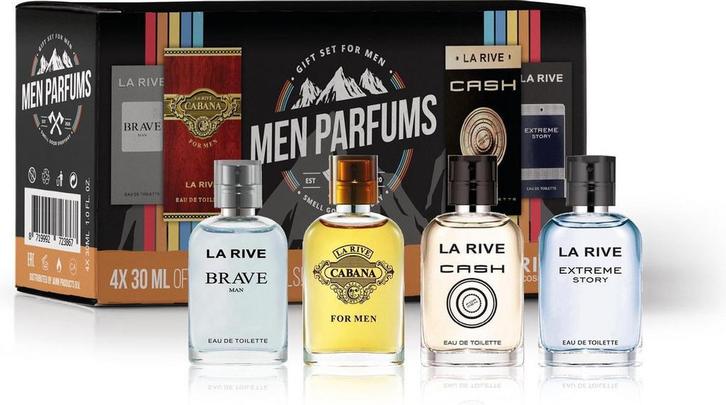 La Rive Miniatuurset Giftset For Men 4x 30 ml Of The Best, Sieraden, Tassen en Uiterlijk, Uiterlijk | Parfum, Nieuw, Verzenden