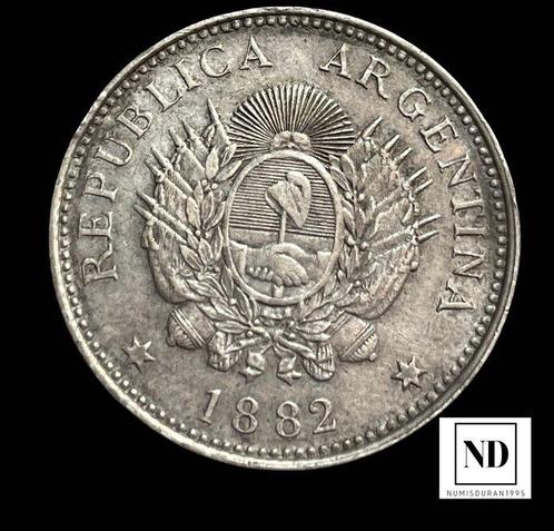 Argentinië. 20 Cents 1882 - Argentina (Zonder Minimumprijs), Postzegels en Munten, Munten | Europa | Niet-Euromunten