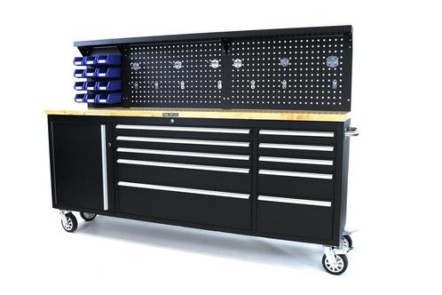 TM 215 Cm. Gereedschapswagen / Werkbank met werkblad, Auto diversen, Autogereedschap, Nieuw, Verzenden