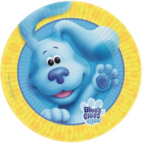 Gekleurde Bluey Borden 23cm 8st, Hobby en Vrije tijd, Feestartikelen, Nieuw, Verzenden