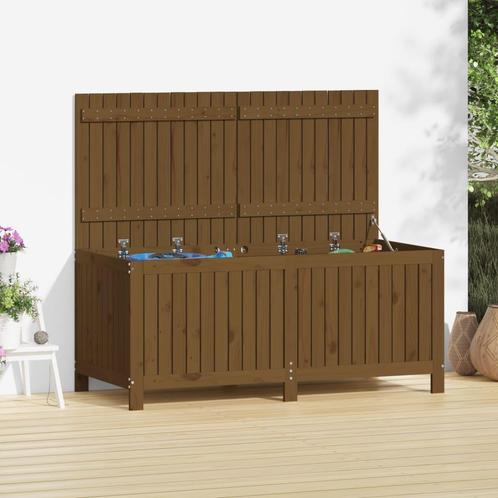 vidaXL Tuinbox 147x68x64 cm massief grenenhout honingbruin, Tuin en Terras, Overige Tuin en Terras, Nieuw, Verzenden