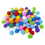 Gekleurde Pompons 100st, Verzenden, Nieuw