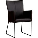 Leren eetkamerstoel Mate met armleuning - Rancho Moro, Ophalen of Verzenden, Nieuw, Leer, Industrieel, Modern