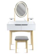 Bureau Make Up Tafel | 80cm | Wit MDF | Beste Prijs, Ophalen of Verzenden, Nieuw