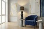 Tafellamp DAVID 70cm sculptuur zwart - 48062, Ophalen of Verzenden, Nieuw