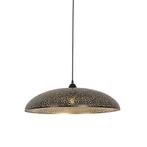 Oosterse hanglamp zwart met goud 60 cm - Japke, Nieuw, Overige stijlen