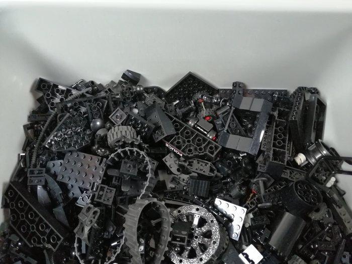 Lego - geen serie - Partij Zwarte onderdelen +/- 3,00 kilo -, Kinderen en Baby's, Speelgoed | Duplo en Lego