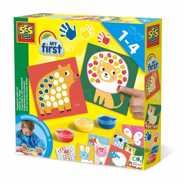 SES My first - Vingerafdruk verf kunstwerk, Kinderen en Baby's, Speelgoed | Educatief en Creatief, Knutselen, Nieuw, Verzenden