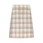 Due Amanti • beige tweed rok • 5 (44), Kleding | Dames, Rokken, Verzenden, Beige, Maat 42/44 (L), Nieuw