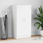 vidaXL Schoenenkast met 7 schappen wit, Verzenden, Nieuw