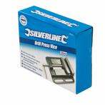 Silverline Bankschroef - 100 mm kaakopening - geharde kak..., Ophalen of Verzenden, Nieuw