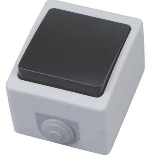 Wisselschakelaar - Opbouw - Enkel - Waterdicht IP54, Doe-het-zelf en Verbouw, Elektra en Kabels, Nieuw, Ophalen of Verzenden