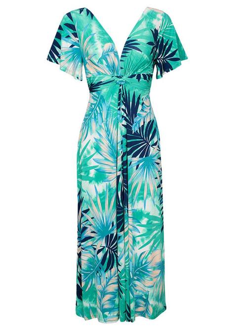Jurk Thalia Blauw XXXL (46), Kleding | Dames, Jurken, Verzenden