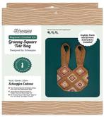 Scheepjes Granny Square Tote Bag - Bruin met kleur - Haakk, Ophalen of Verzenden, Nieuw