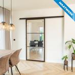 Stalen Schuifdeur met koofsysteem 3 Vlaks Brons Maatwerk Hel, Doe-het-zelf en Verbouw, Kozijnen en Schuifpuien, Nieuw, Metaal