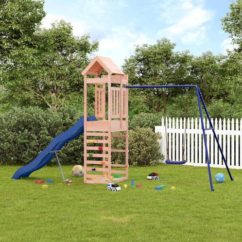 vidaXL Speelhuis massief douglashout, Kinderen en Baby's, Speelgoed | Buiten | Speeltoestellen, Nieuw, Verzenden