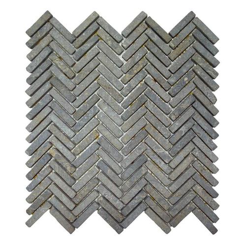 Mozaiek Parquet 1x4.8 30x30 cm Marmer Light Grey Visgraat, Doe-het-zelf en Verbouw, Sanitair, Ophalen of Verzenden