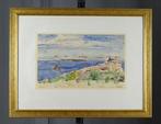 André-Léon Vivrel (1886-1976) - Bretagne, la voile rouge, Antiek en Kunst
