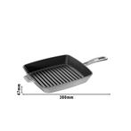 GGM Gastro | STAUB | GRILL PANS - American Grill - 260x260mm, Verzenden, Nieuw