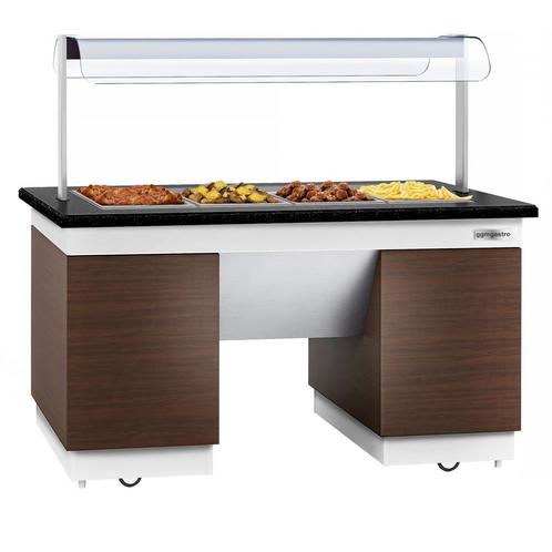 GGM Gastro | Buffet toonbank DUBLIN - 1600mm - met Bain |, Zakelijke goederen, Horeca | Meubilair en Inrichting, Nieuw in verpakking