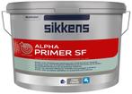 Sikkens Alpha Primer SF - 10L RAL 9010 | Zuiver Wit 10L, Wit, Nieuw, Verf, Verzenden