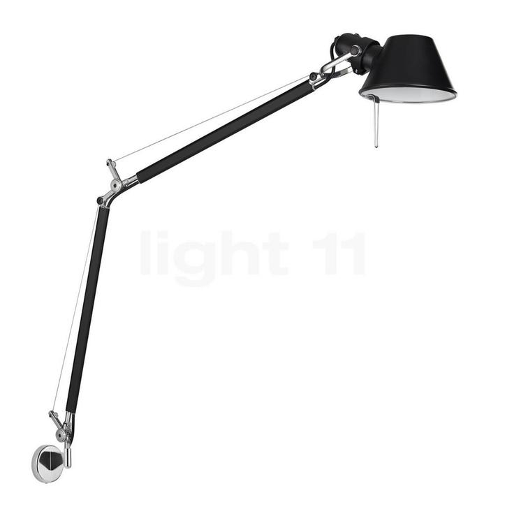 Artemide Tolomeo Parete, zwart (Wandlampen, Binnenlampen), Huis en Inrichting, Lampen | Wandlampen, Nieuw, Verzenden