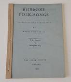 Burmese Folk Songs (1970) (Opnieuw Gebonden), Verzenden, Nieuw