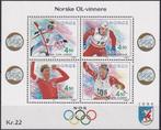 Noorwegen - 1993 - Olympische Spelen - Postfris, Postzegels en Munten, Verzenden, Noorwegen, Postfris