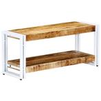 vidaXL Tv-meubel 90x30x40 cm massief mangohout, Huis en Inrichting, Kasten | Televisiemeubels, Verzenden, Nieuw, 50 tot 100 cm