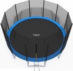 Trampoline 490 cm - met net en ladder - blauw - tot 150 kg, Ophalen of Verzenden, Nieuw
