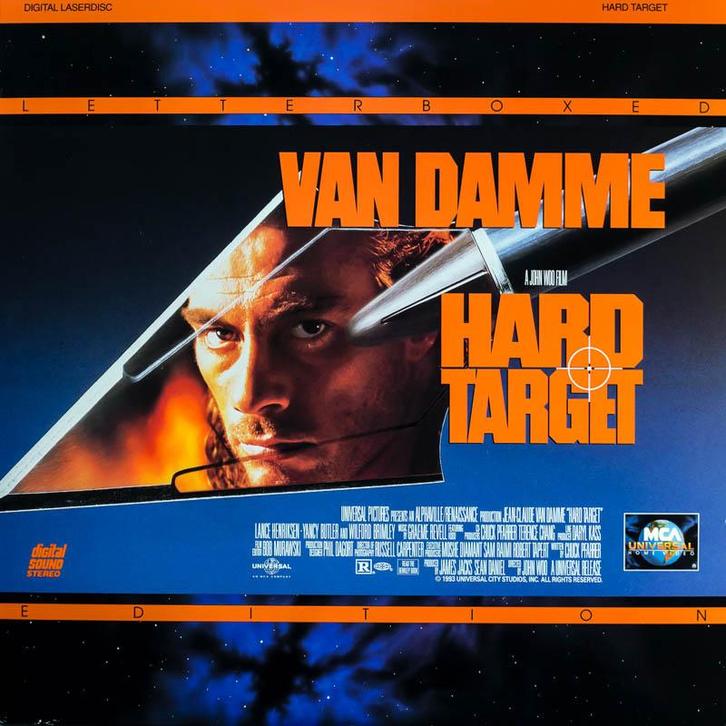 Hard Target (1993) CLV Laserdisc, Verzamelen, Film en Tv, Nieuw, Ophalen of Verzenden