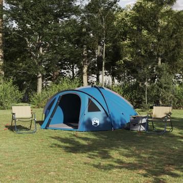 vidaXL Tent met dak Blauw Medium Polyester beschikbaar voor biedingen