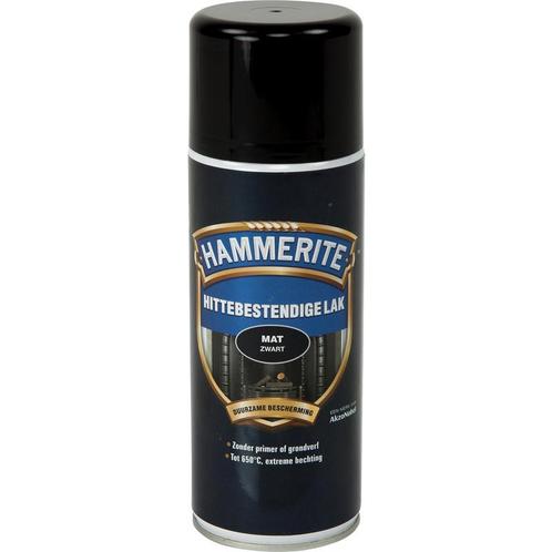 Hammerite hittebestendige metaallak 400 ml, zwart mat, Doe-het-zelf en Verbouw, Verf, Beits en Lak, Nieuw, Verzenden