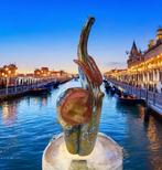 Filippo Maso - sculptuur, Elefante - 17 cm - Murano-glas met