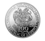 Armenië. 100 Dram 2025 Noah’s Ark, 1 Oz (.999) (Zonder, Postzegels en Munten