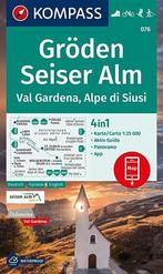 Wandelkaart 076 Gröden, Seiser Alm; Val Gardena, Alpe di, Nieuw, Verzenden