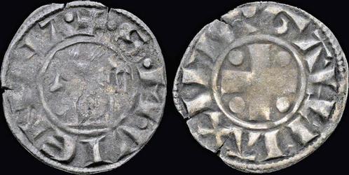 1050-1120ad France Archbishopric Vienne Ar denier zilver, Postzegels en Munten, Munten | Europa | Niet-Euromunten, Verzenden