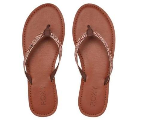 Roxy 36 Janel Dames Slippers Chocolate Schoenen