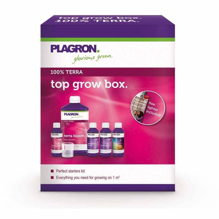 Plagron Top-Growbox 100% Terra Starterset, Tuin en Terras, Plantenvoeding, Nieuw, Ophalen of Verzenden