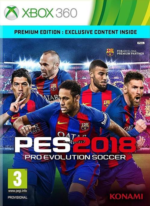 Pro Evolution Soccer 2018 Xbox 360 Morgen in huis!, Spelcomputers en Games, Games | Xbox 360, 3 spelers of meer, Vanaf 3 jaar